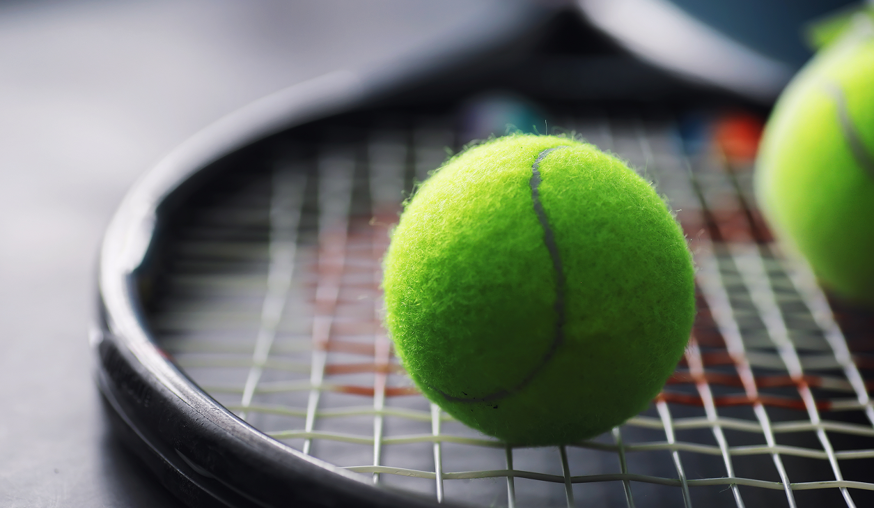 Tennis player using data analytics in training